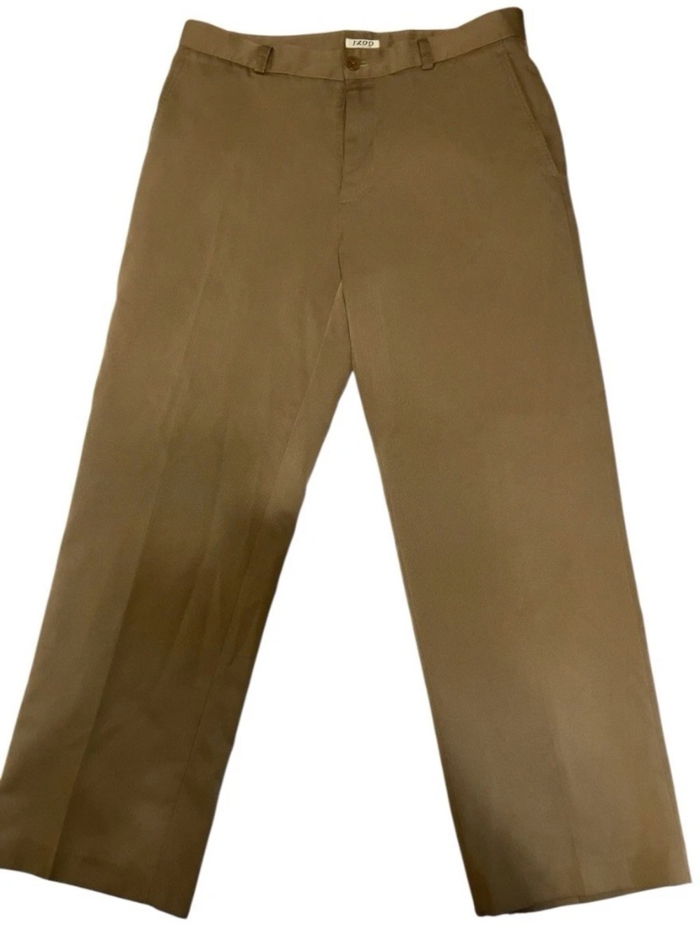 IZOD Performance Tan Straight Slacks Dress Pants Size 34x30 New! NWOT